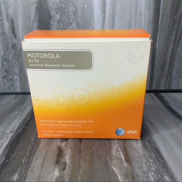 Motorola H270 Universal Bluetooth Headset, Ergonomic Black Clear Ear-Hook - Picture 9 of 10